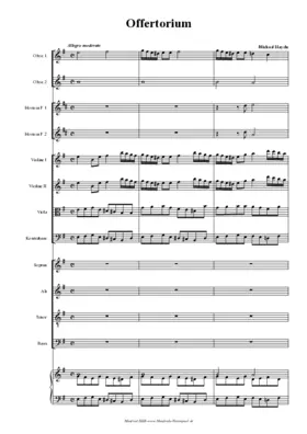 Offertorium "Cantate Pueri"