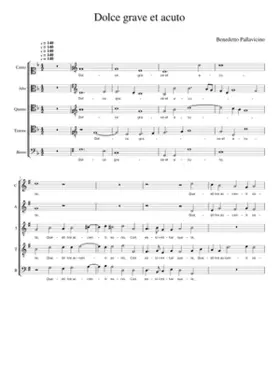 Dolce grave et acuto