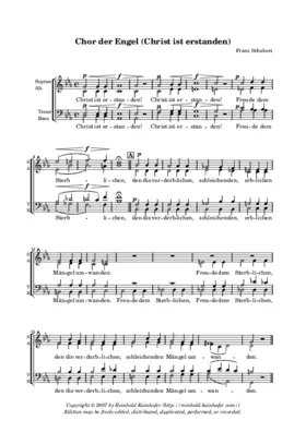 Chor der Engel, D. 440