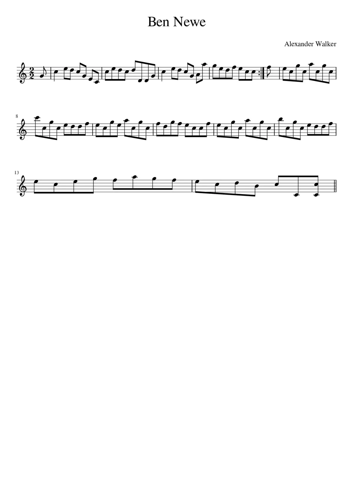 Ben Newe - Page 1