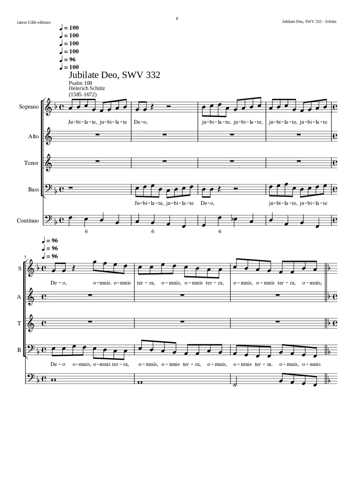 Jubilate Deo - Page 1