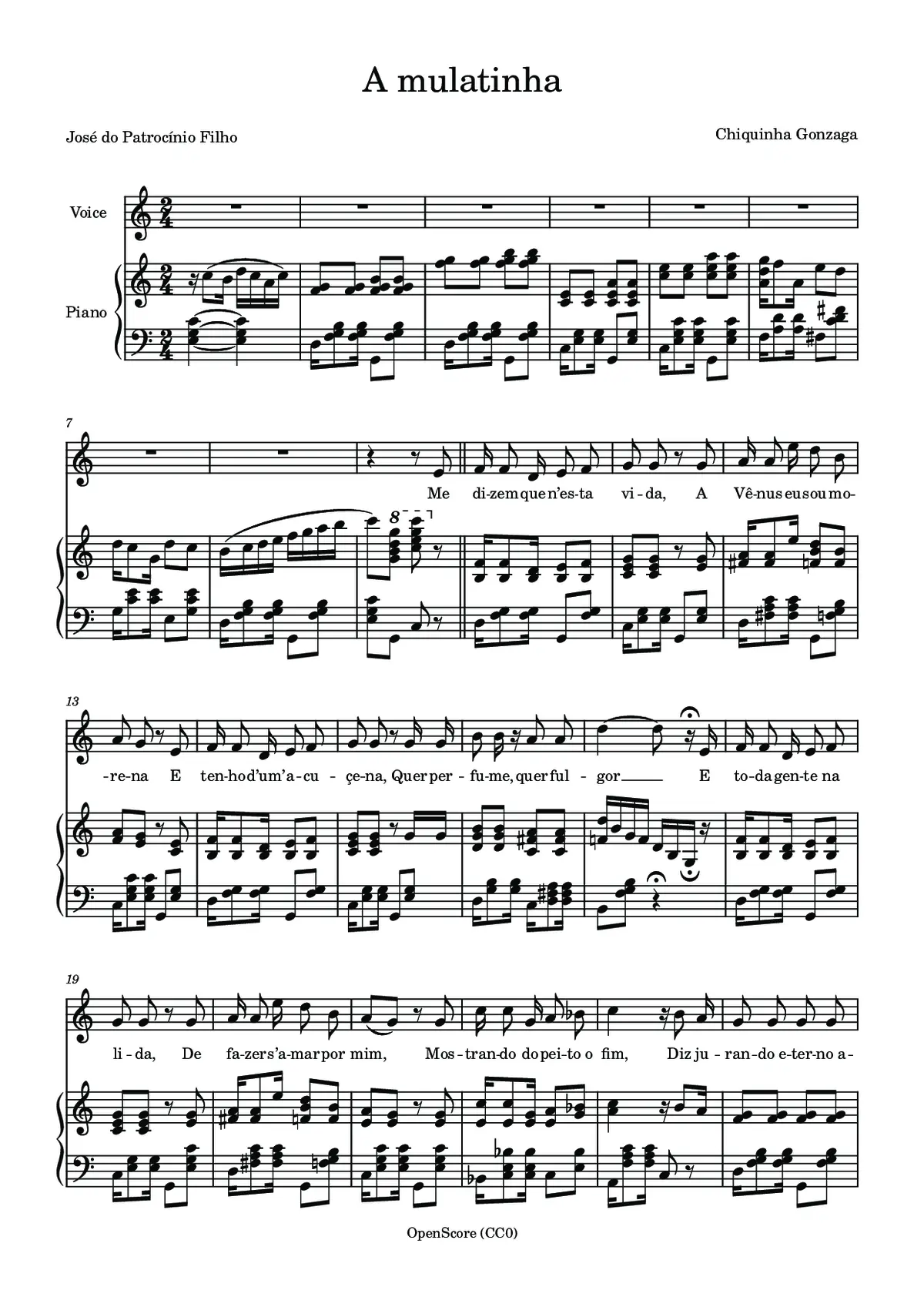 A mulatinha - Page 1