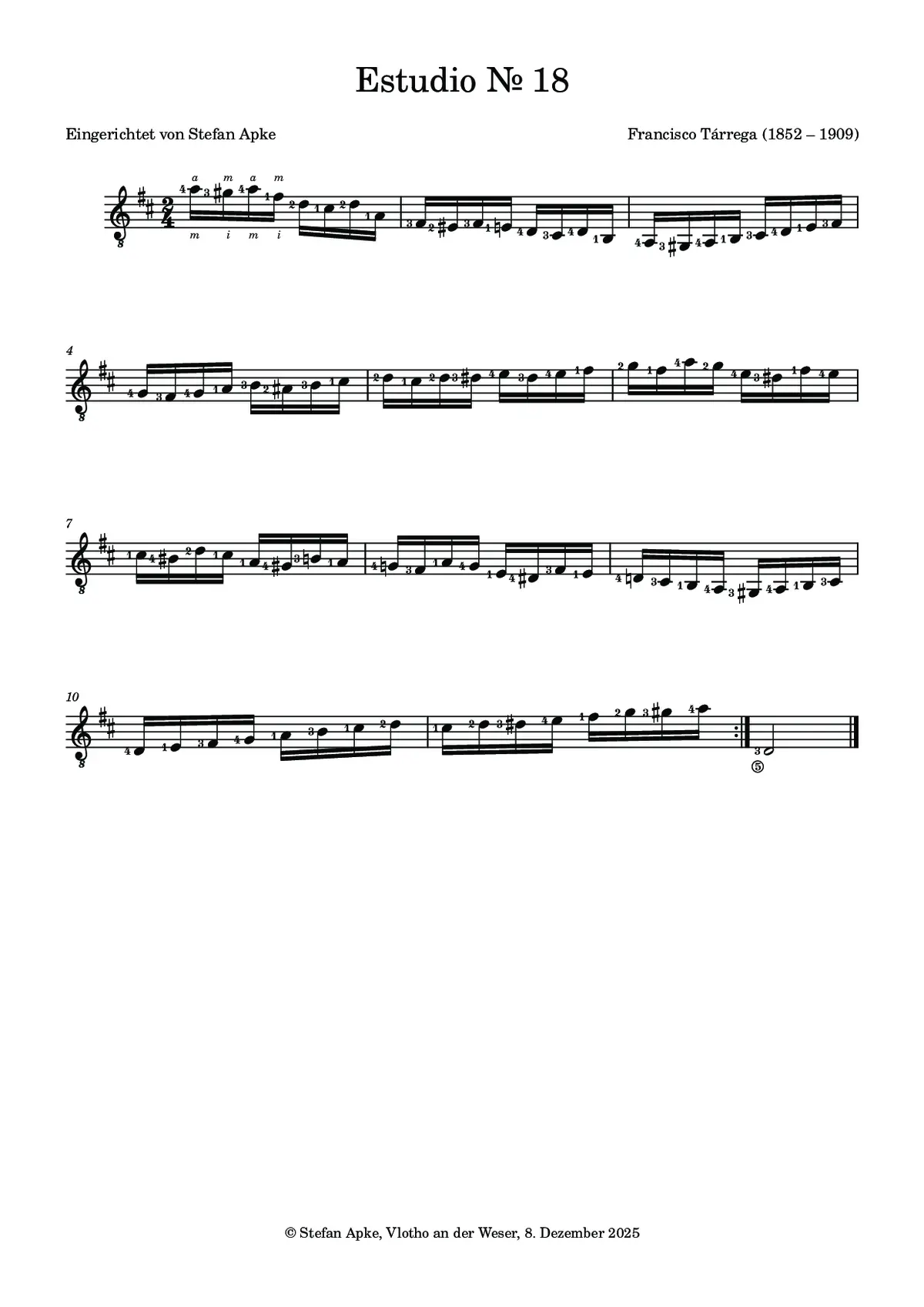 Estudio No.18 - Page 1