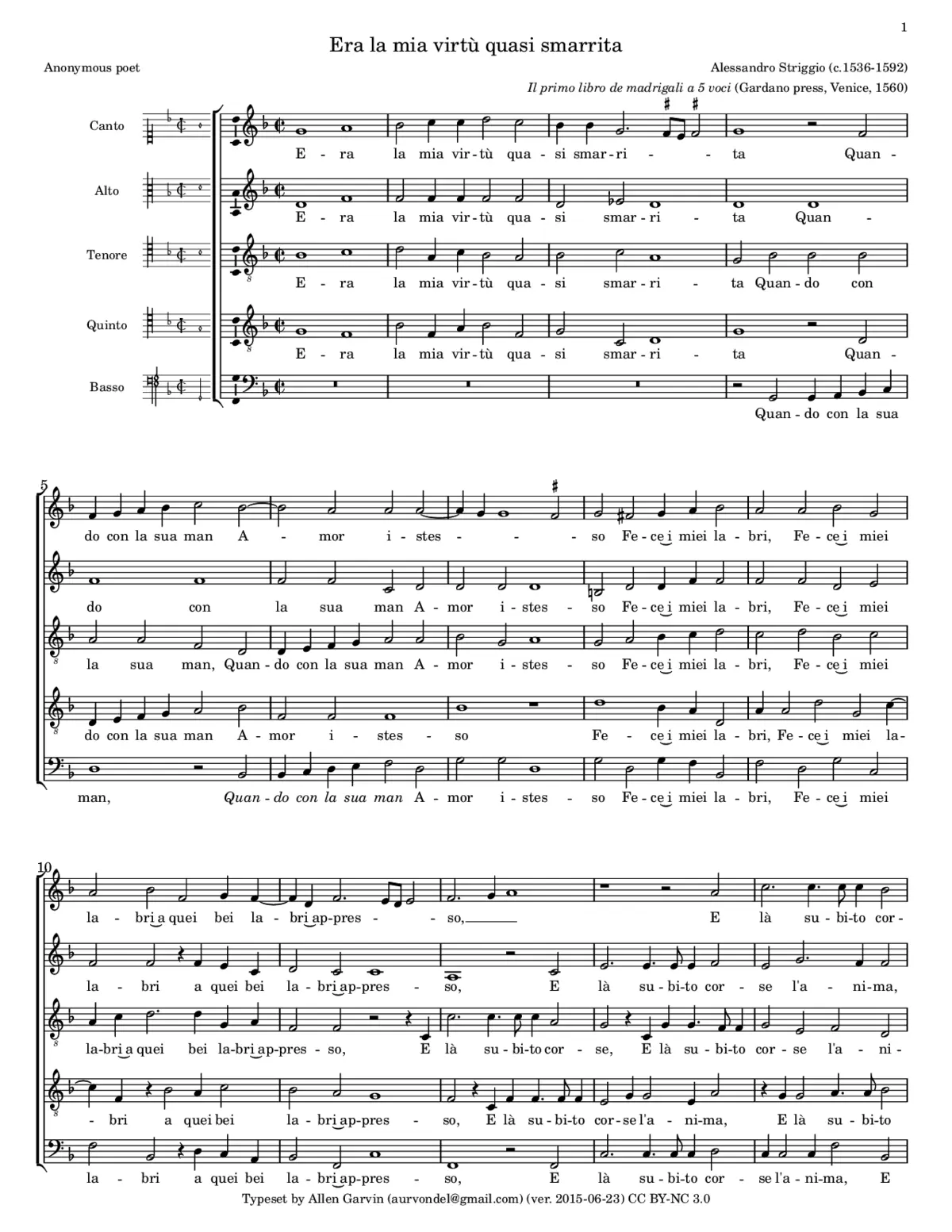 Era la mia virtù - Page 1