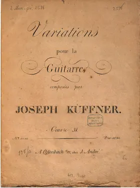Variations for Guitar