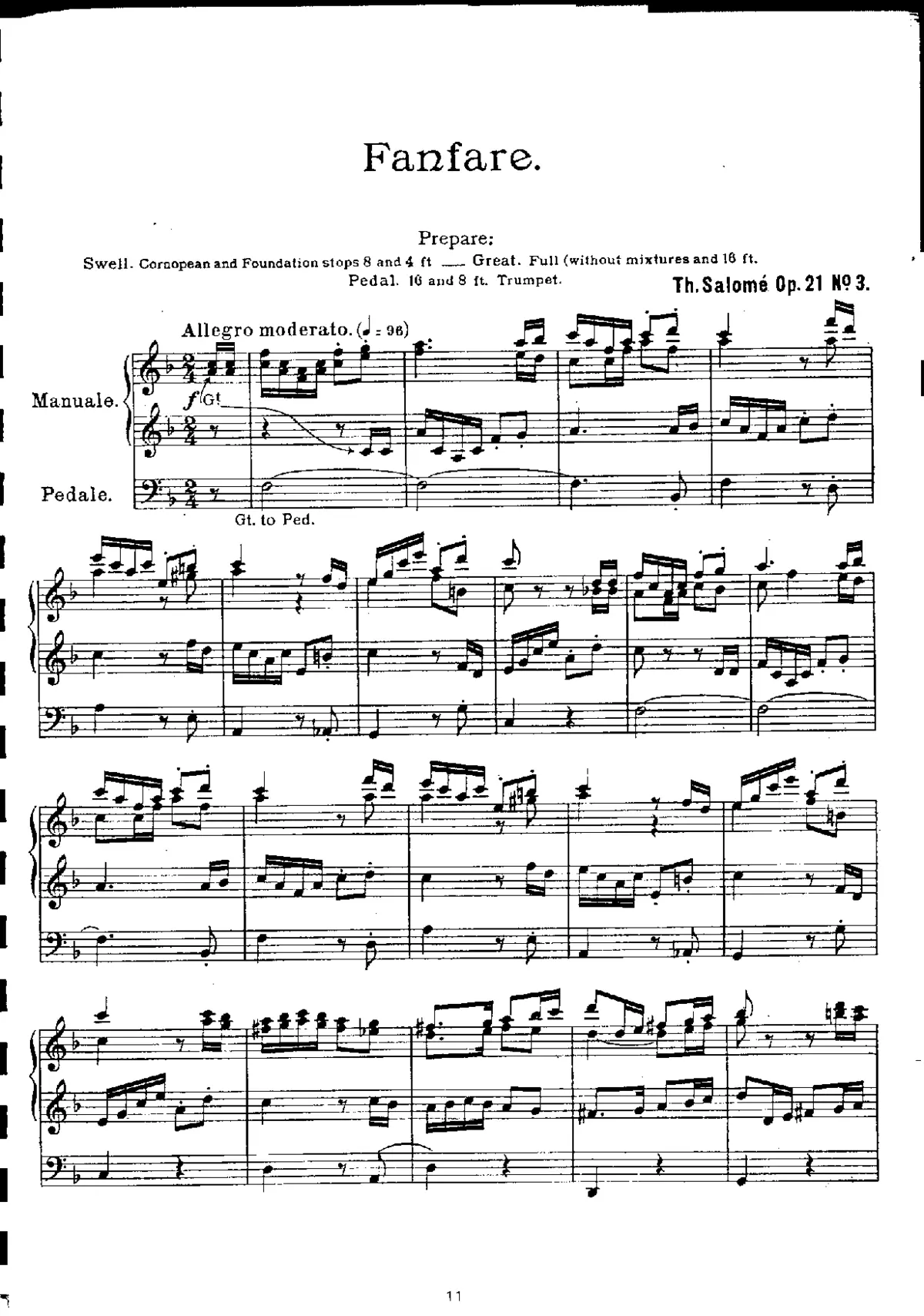 Trois canons pour grand orgue, Op.21 - Page 1