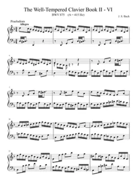 Prelude and Fugue in D minor BWV 875