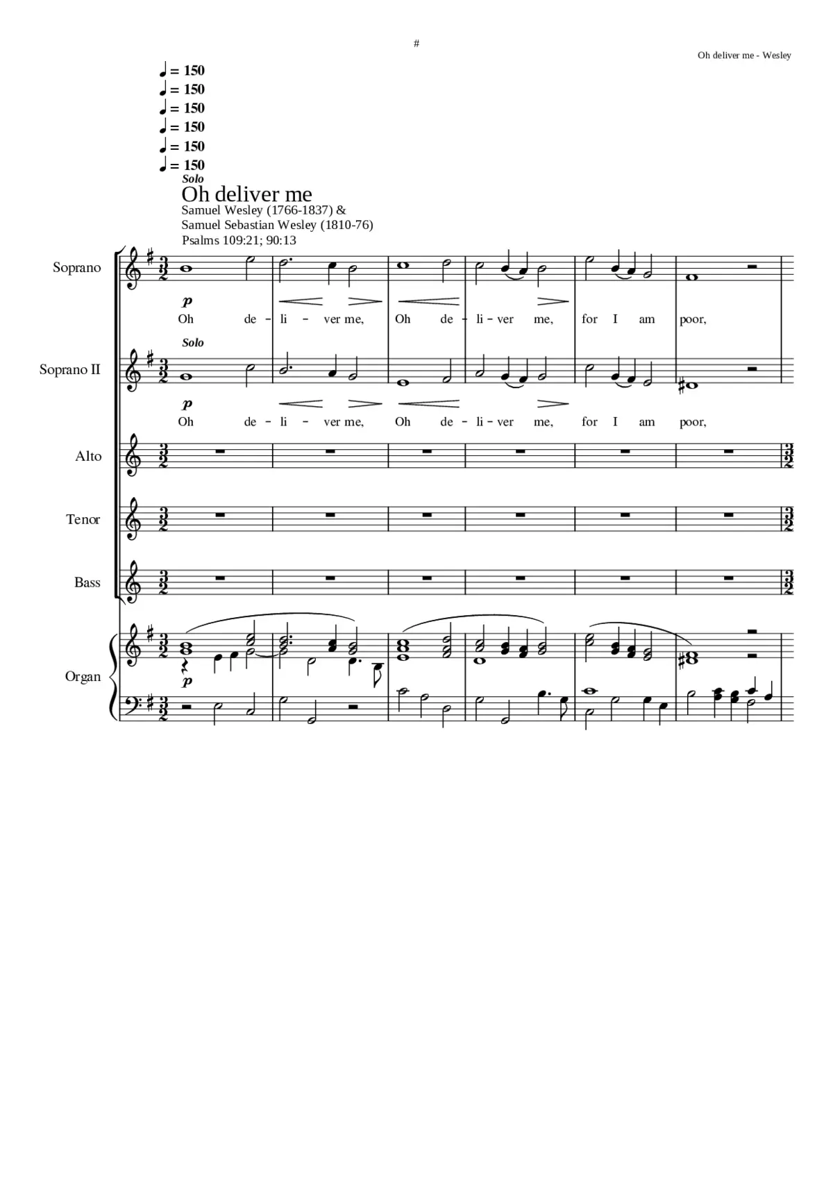 Oh Deliver Me - Page 1