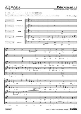 Pater peccavi (5vv)