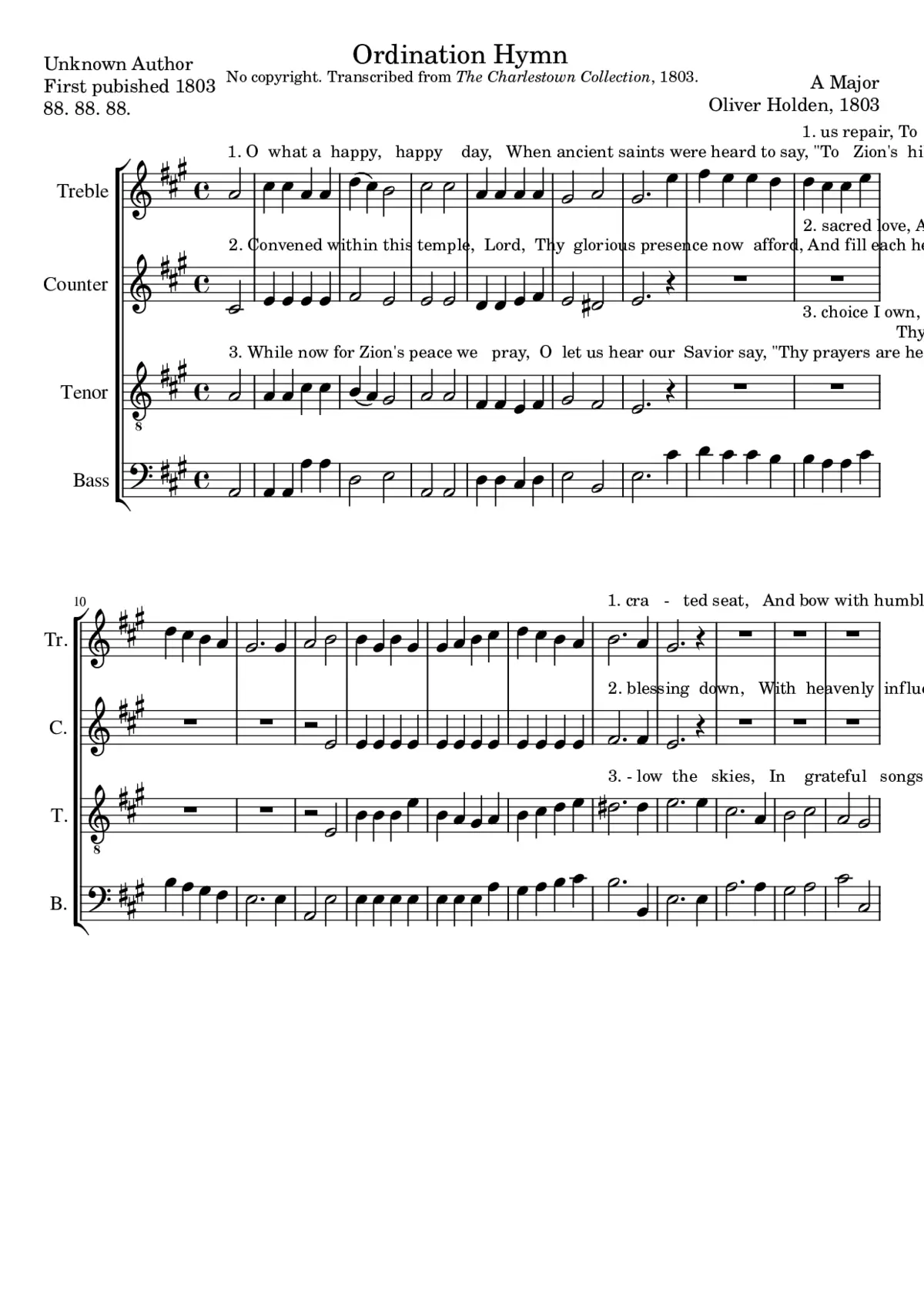 Ordination Hymn - Page 1