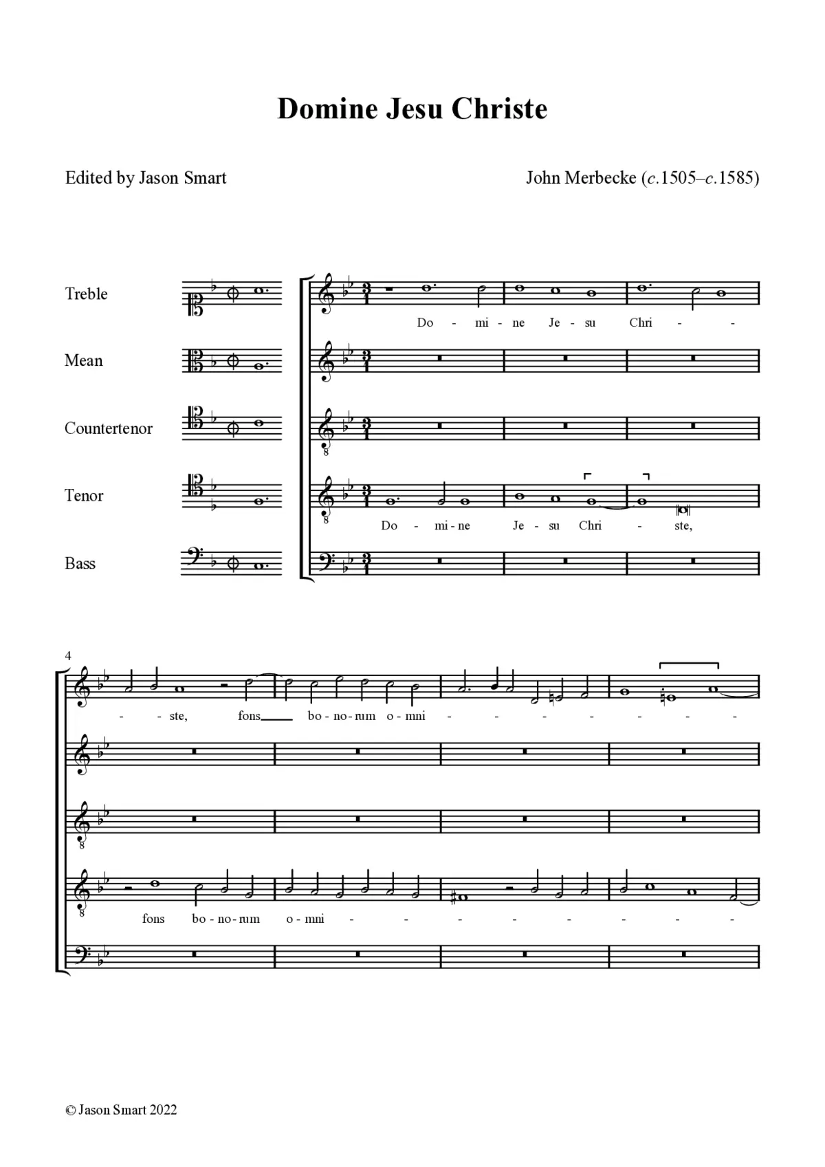 Domine Jesu Christe - Page 1