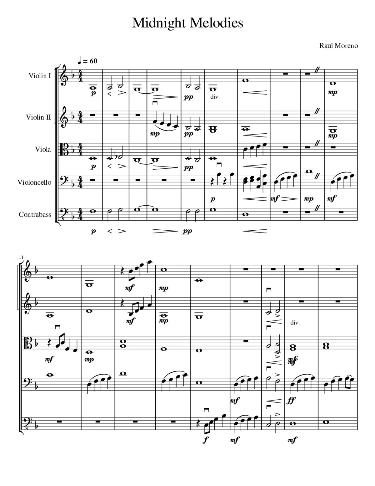 Midnight Melodes - Page 1