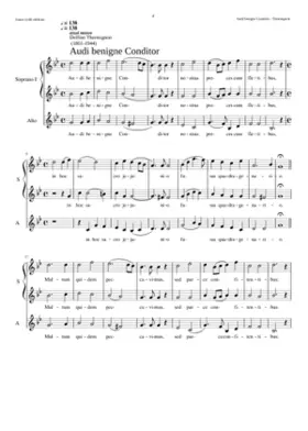 Audi benigne Conditor