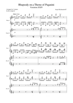 Rhapsody on a Theme of Paganini Op.43