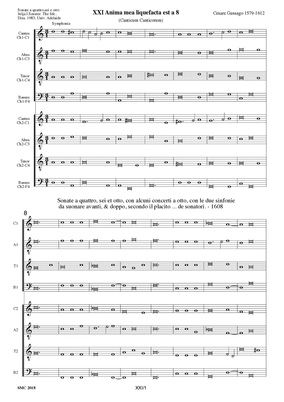 Anima mea liquefacta est - Page 1