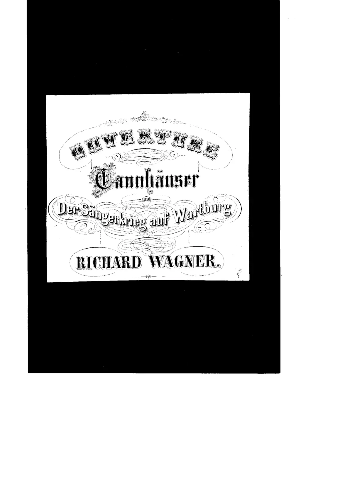 Tannhäuser - Page 1