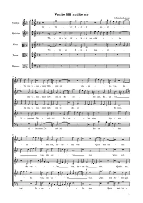 Venite filii audite me