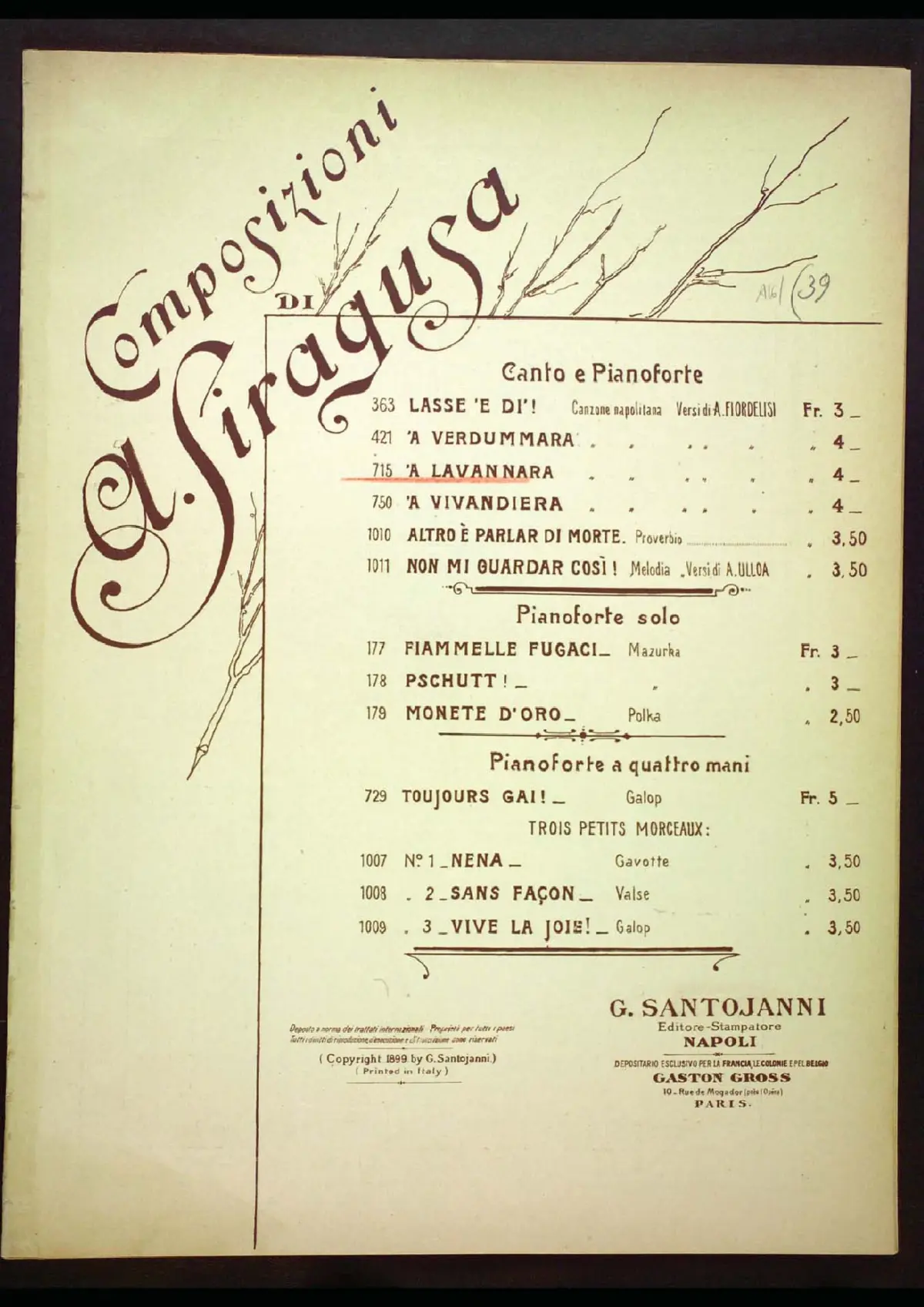 'A lavannara - Page 1