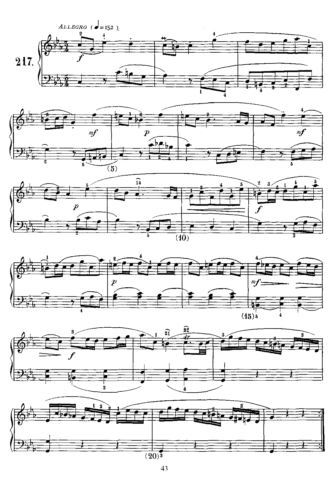Keyboard Sonata in C minor - Page 1