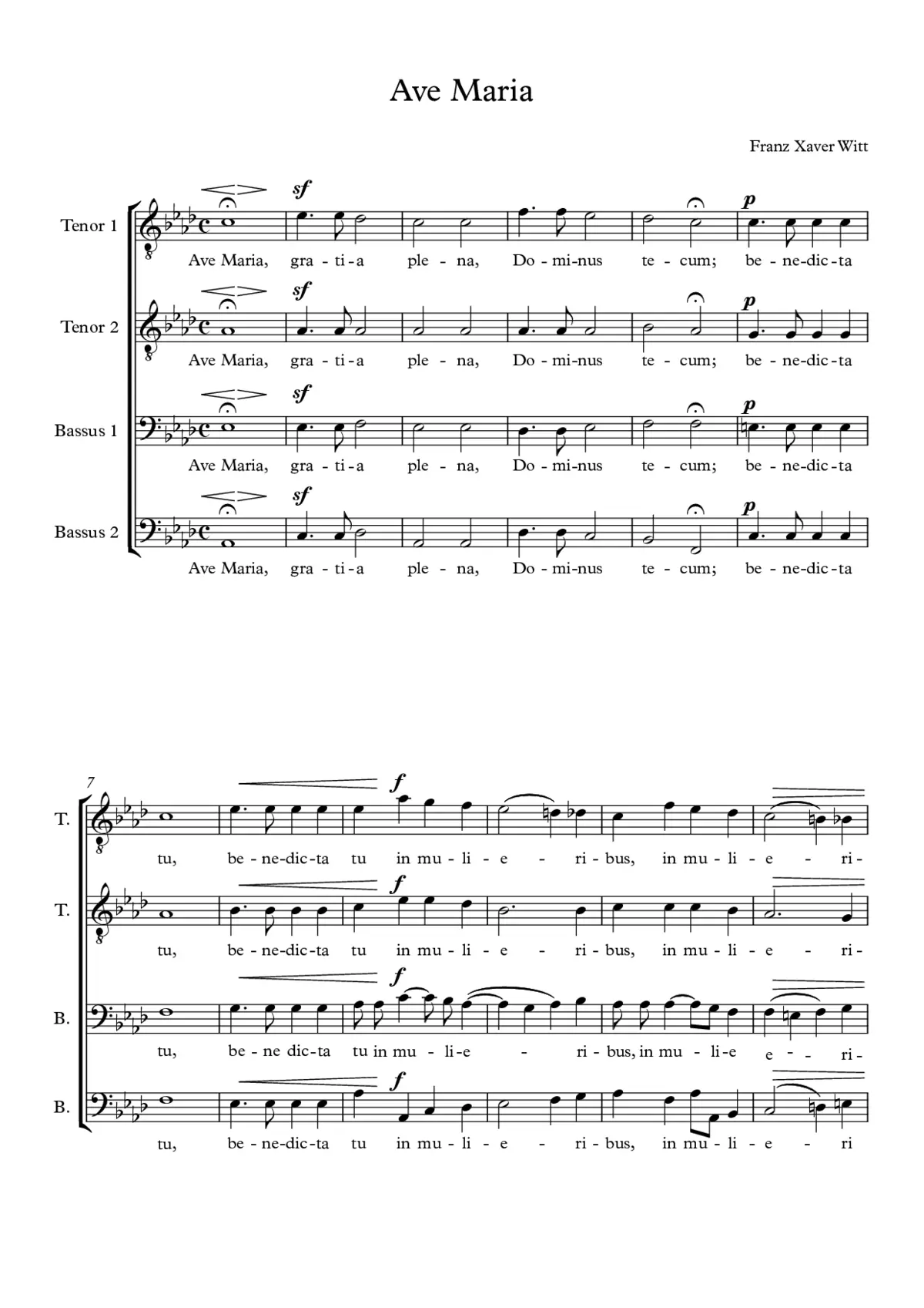 Ave Maria - Page 1