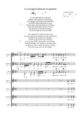 Le rossignol plaisant et gratieux