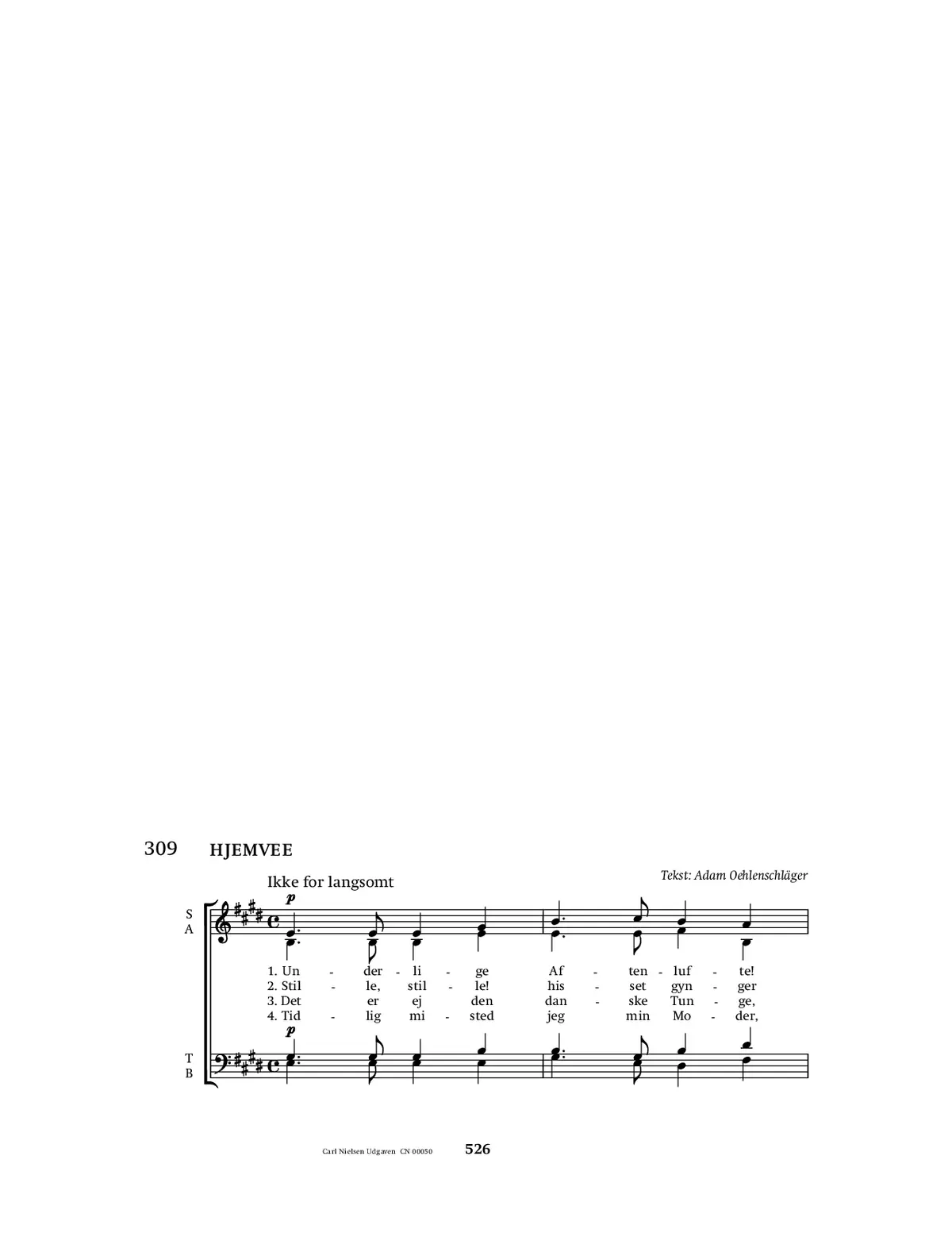 12 Danish Songs - Page 1