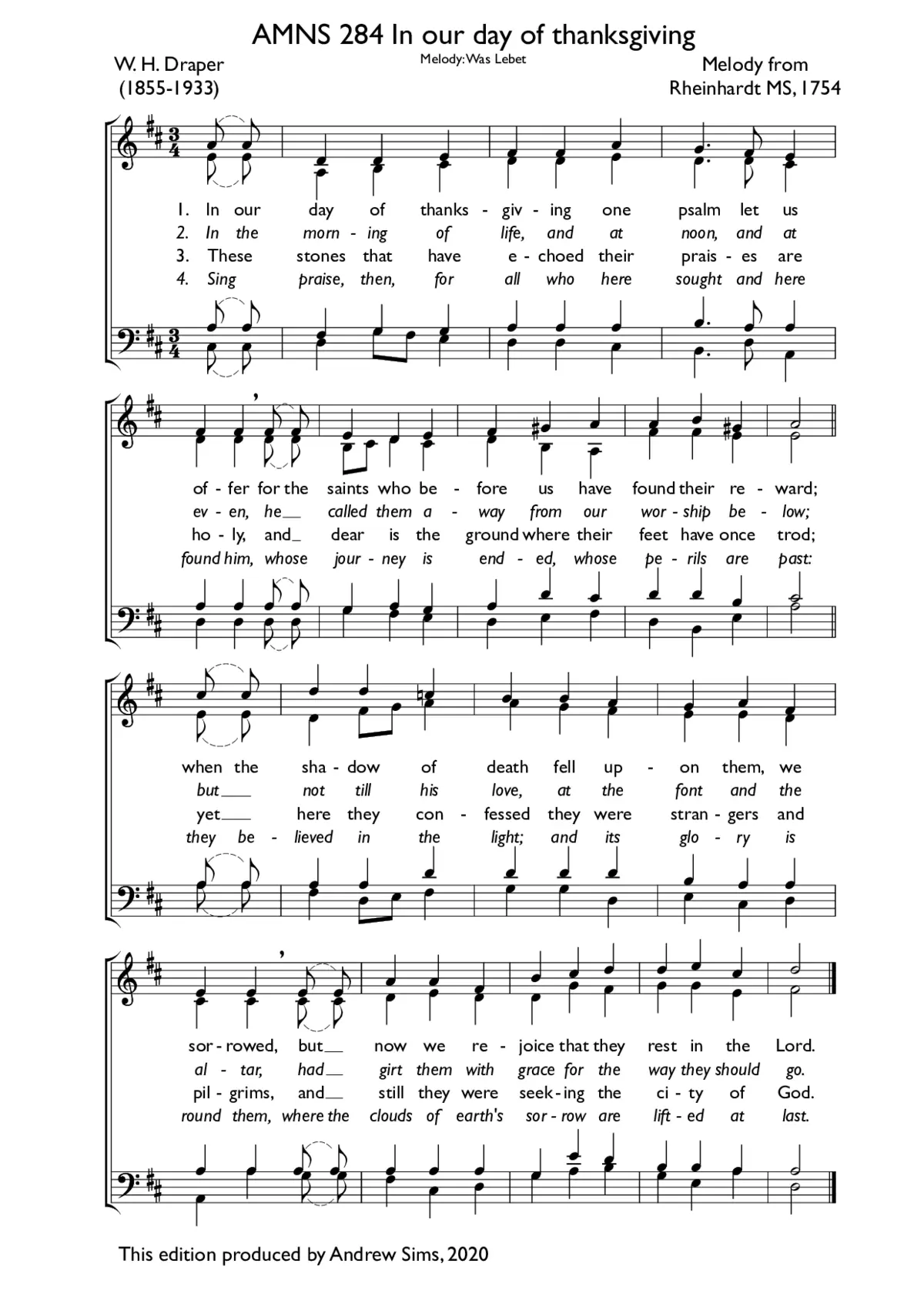 In our day of thanksgiving - Page 1