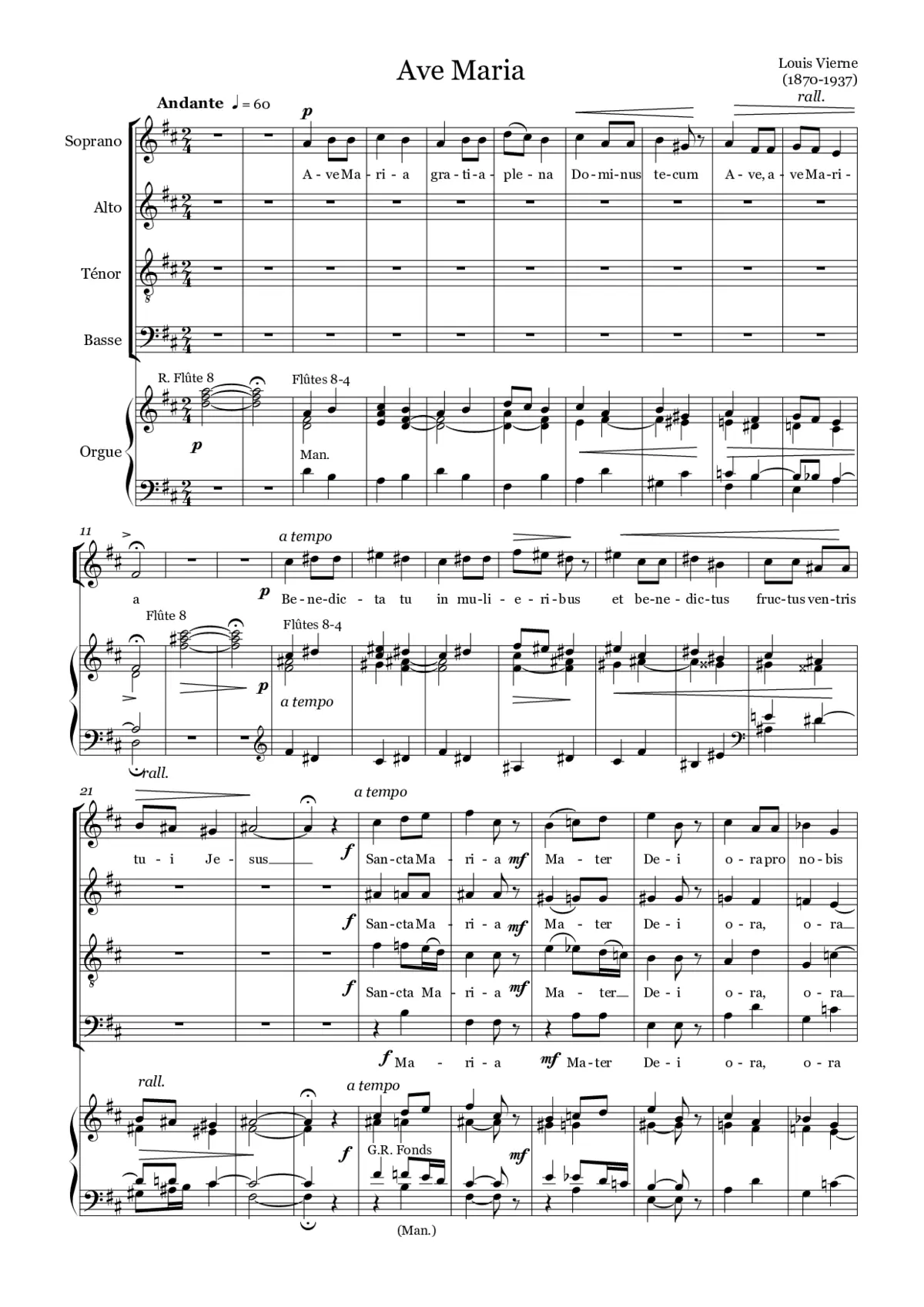 Ave Maria - Page 1