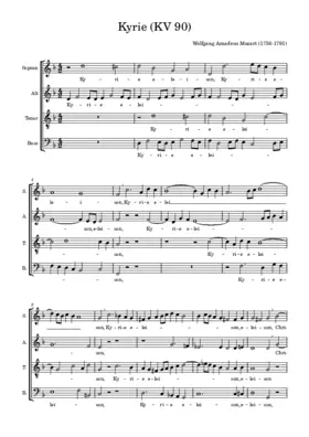 Kyrie in d minor, KV 90