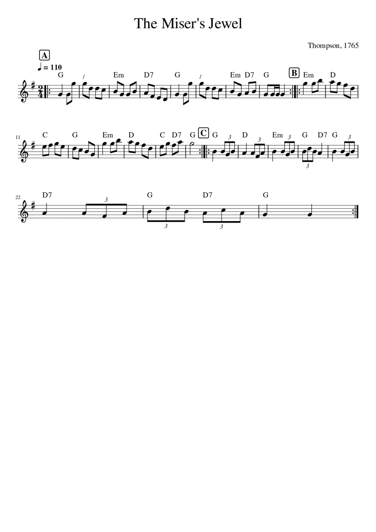 The Miser's Jewel - Page 1