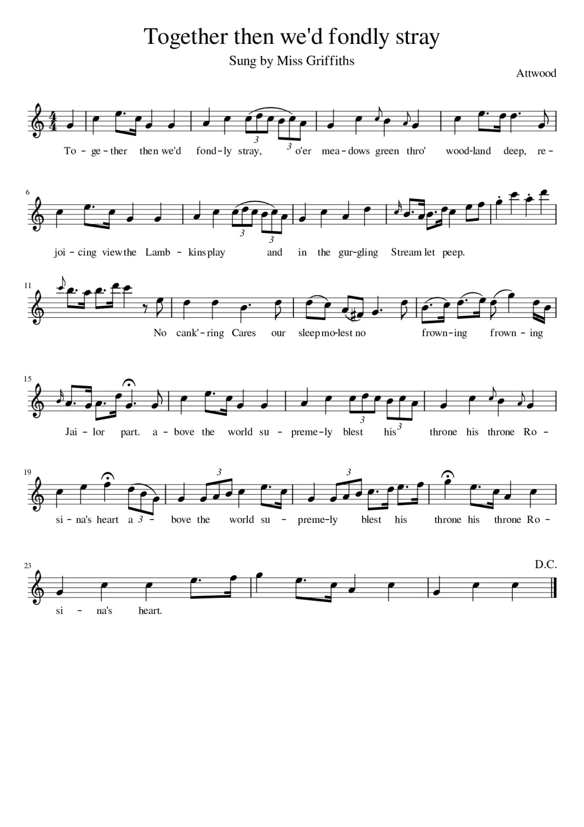 Together then we'd fondly stray - Page 1