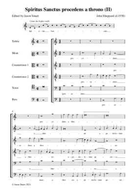 Spiritus Sanctus procedens (2nd setting)