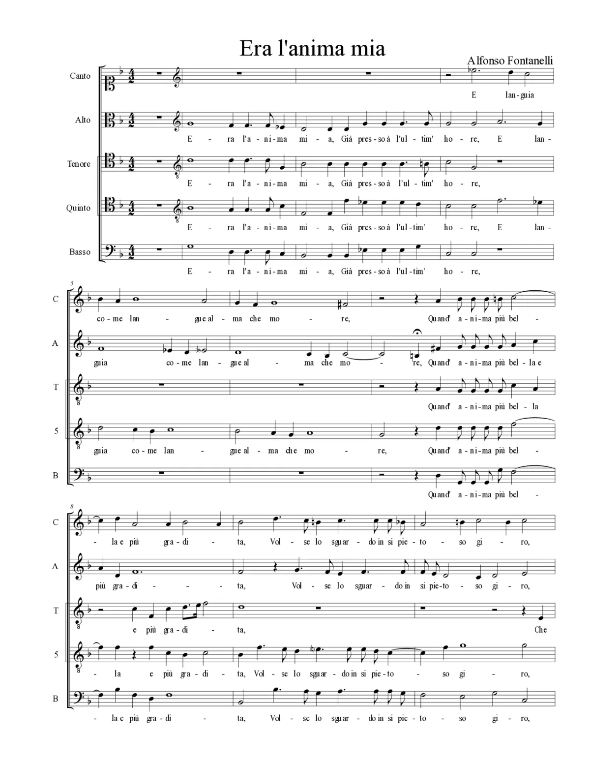 Era l'anima mia - Page 1
