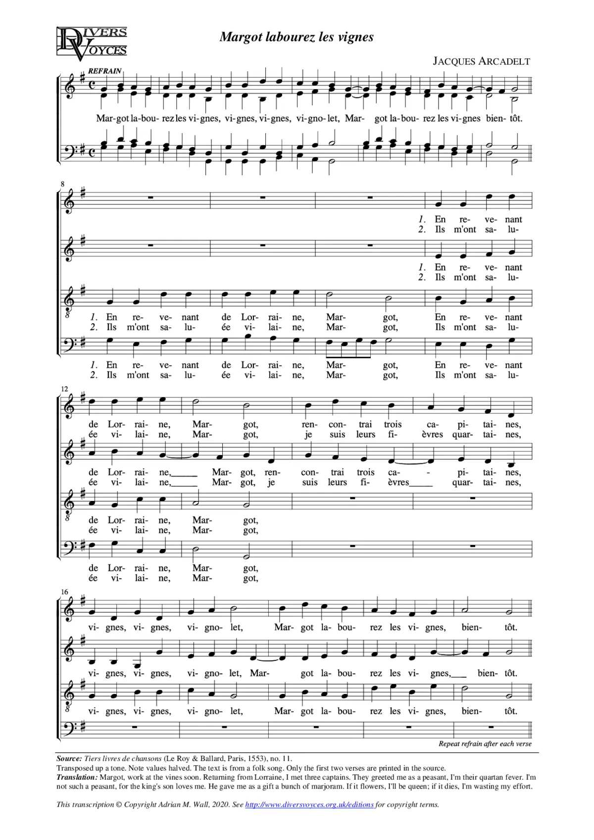 Margot labourez les vignes - Page 1