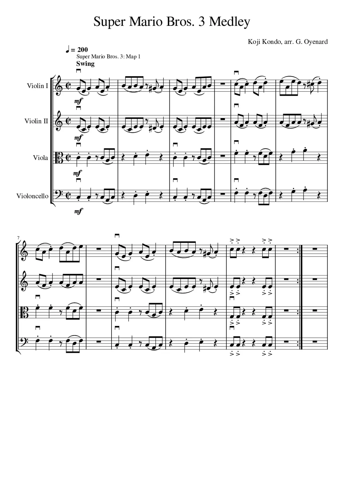 mario medley - Page 1
