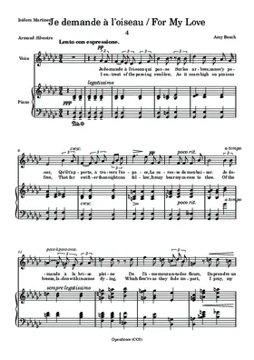 Je demande à l’oiseau