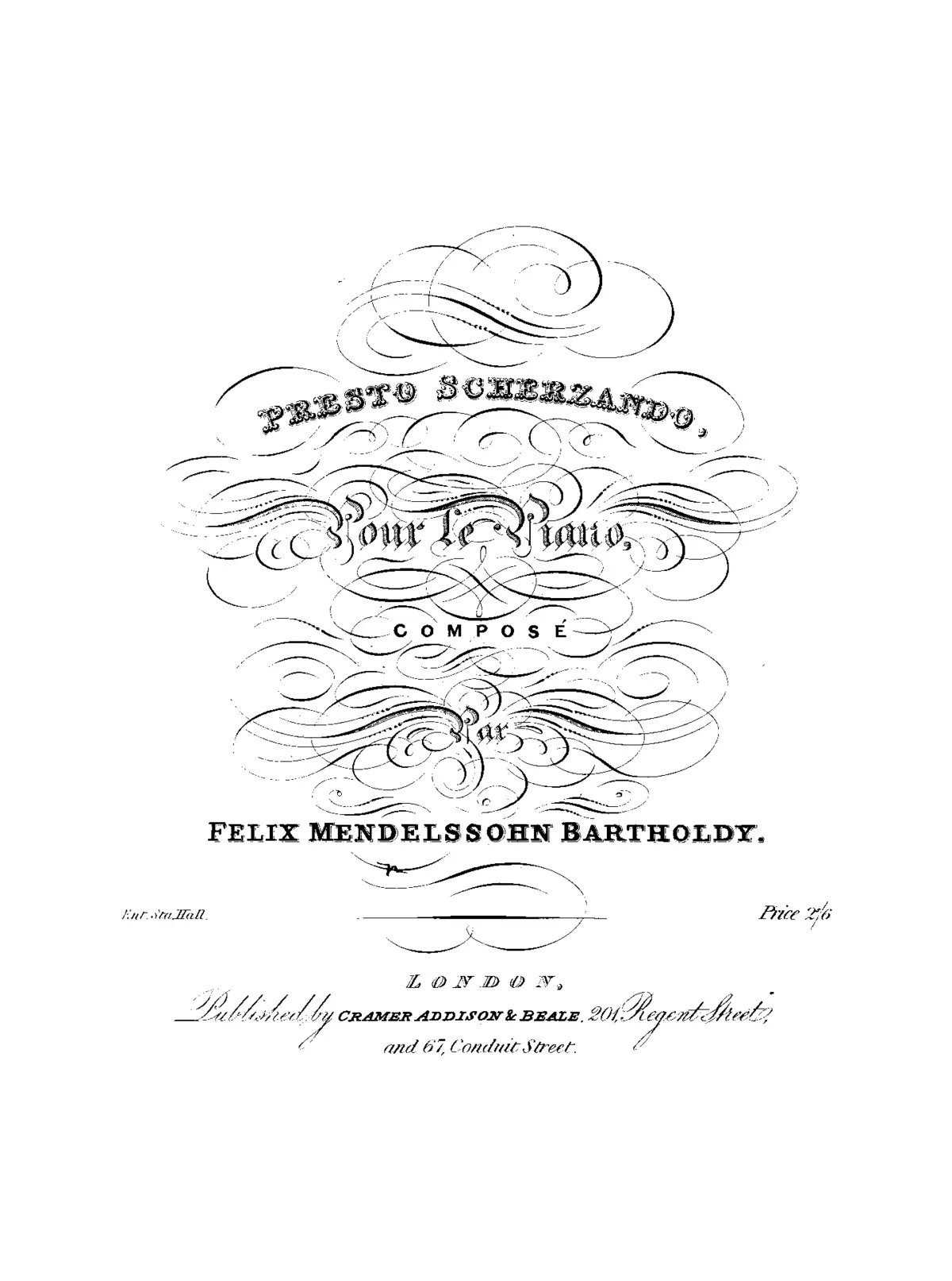 Scherzo a Capriccio, composé pour L’Album des Pianistes. - Page 1