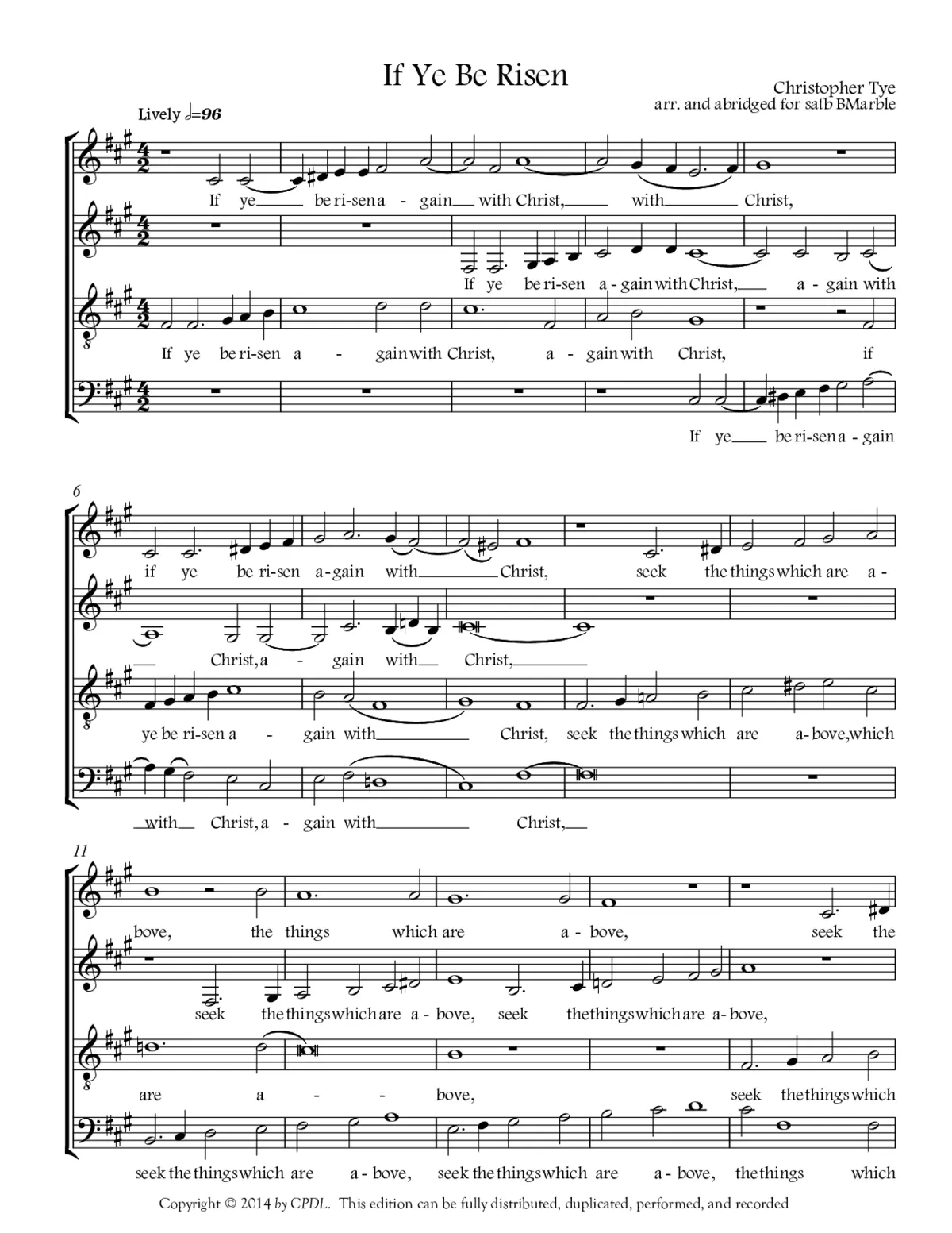 If ye be risen again with Christ - Page 1