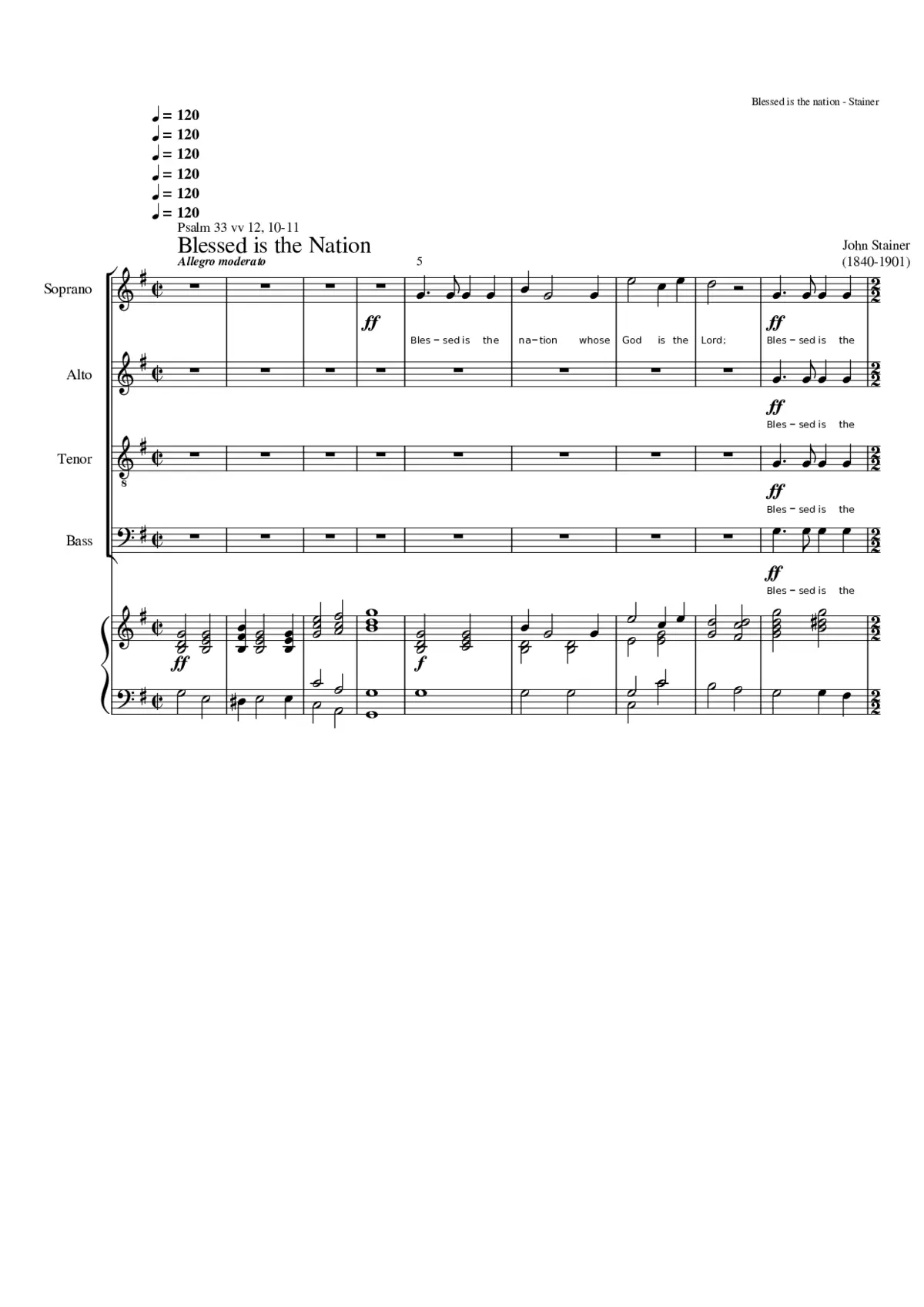 Blessed is the nation - Page 1