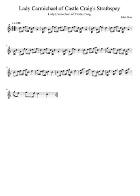 Lady Carmichael of Castle Craig's Strathspey