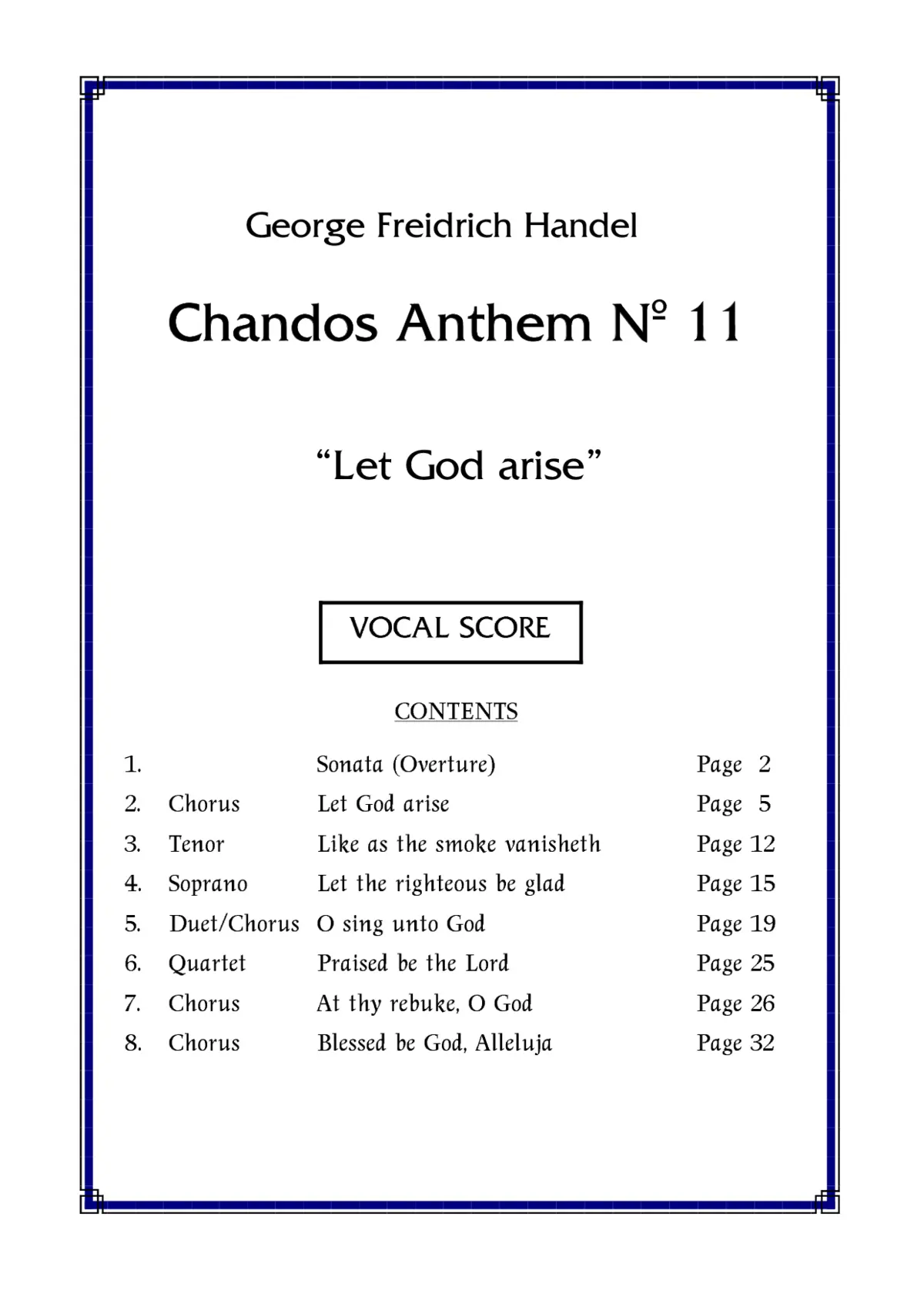 Let God Arise, HWV 256 - Page 1