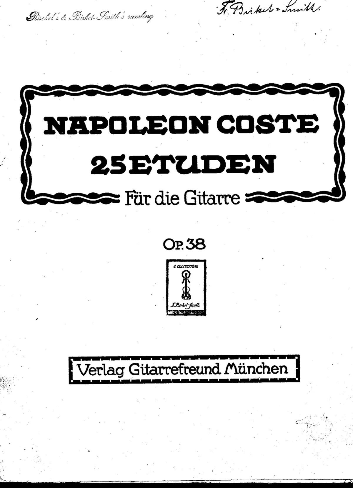 Vingt-cinq études de genre pour la guitare - Page 1