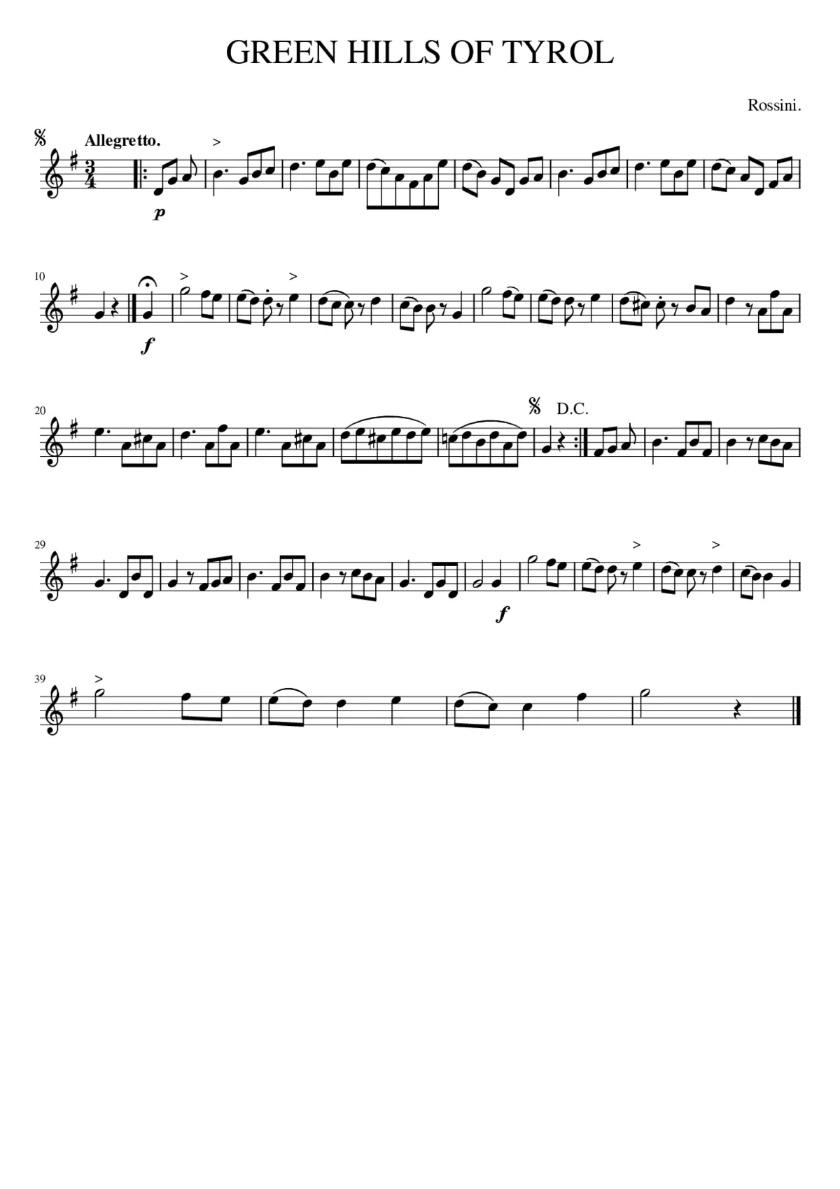 GREEN HILLS OF TYROL - Page 1