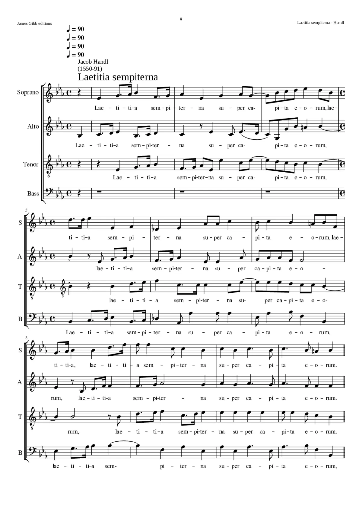 Laetitia sempiterna - Page 1