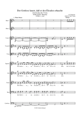 Der Gottlose lauert, daß er den Elenden erhasche