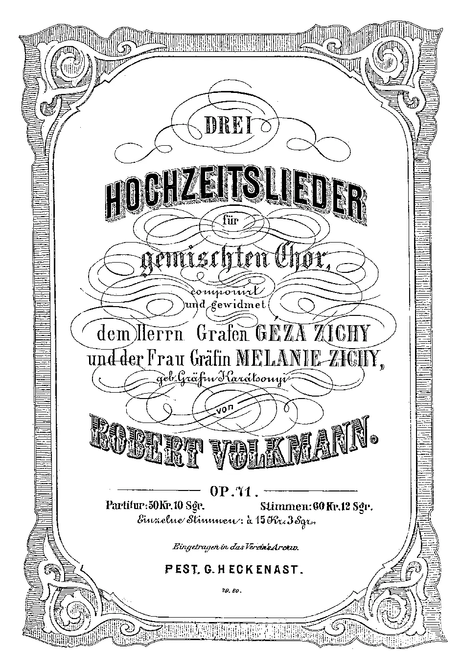 3 Hochzeitslieder - Page 1
