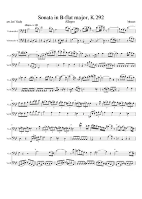 Sonata for Bassoon and Cello in B-flat major K.292/196c