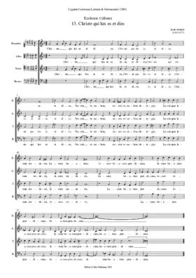 Christe qui lux es et dies