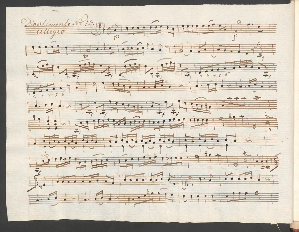 Baryton Trio in D major - Page 1
