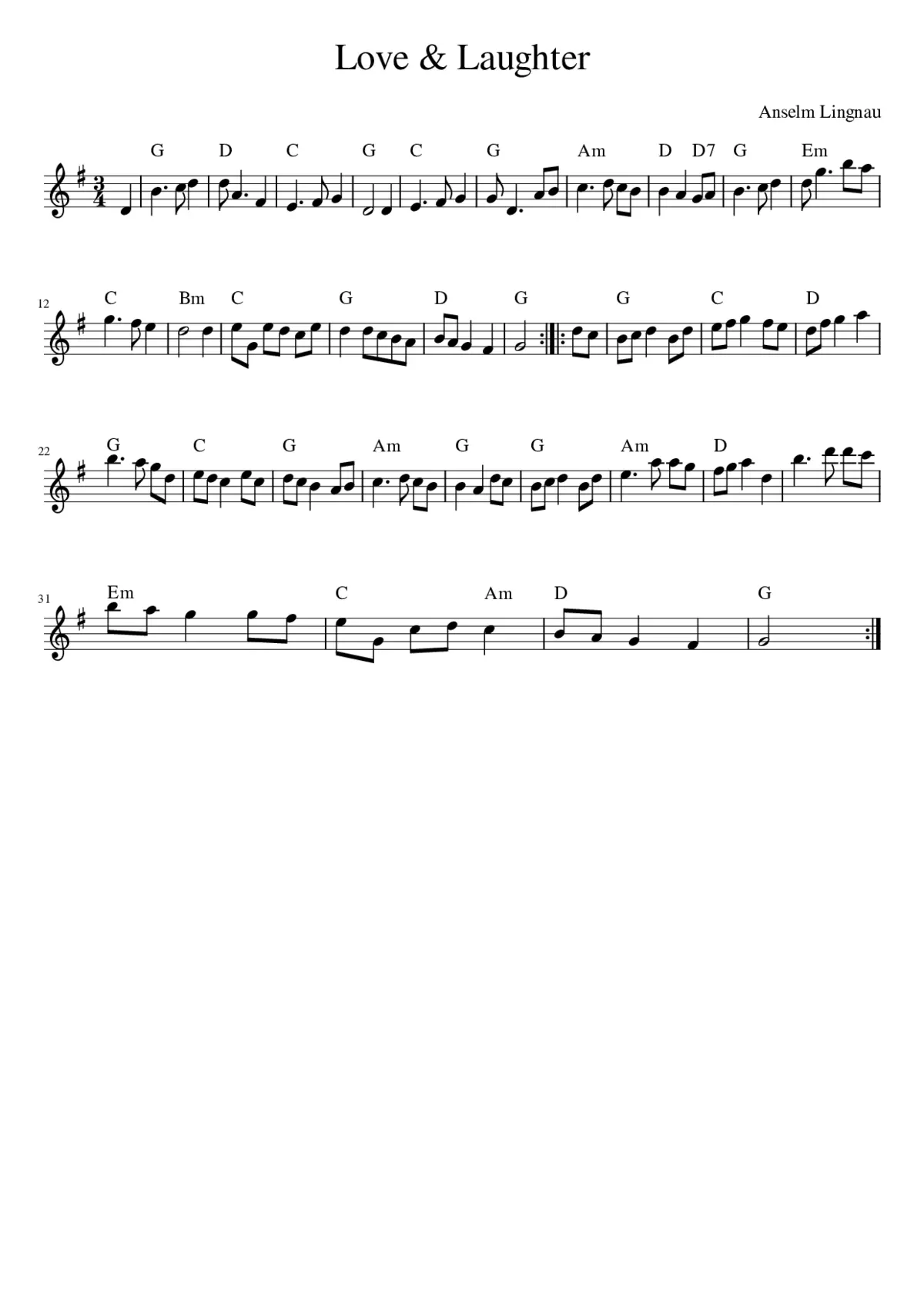 Love & Laughter - Page 1